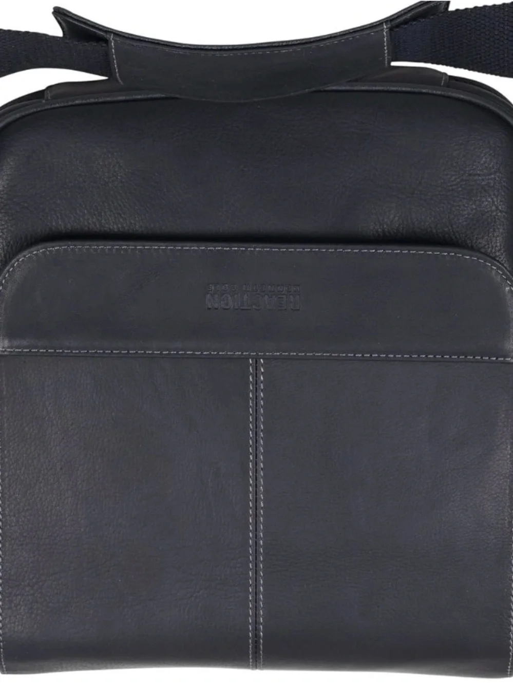 Kenneth Cole Tablet/Messenger Bag Crossbody Bag Unisex Black Leather